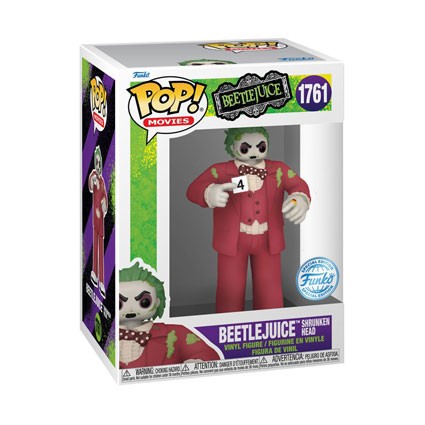 Figur Funko Pop Beetlejuice Shrunken Head Limited Edition Geneva Store Switzerland