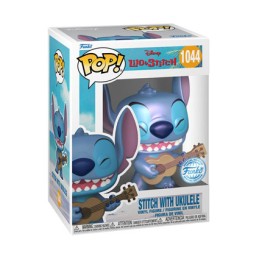 Figurine Funko Pop Pearlescent Lilo et Stitch Stitch avec Ukelele Edition Limitée Boutique Geneve Suisse