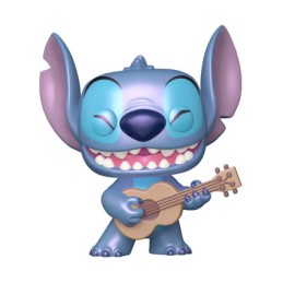 Figurine Funko Pop Pearlescent Lilo et Stitch Stitch avec Ukelele Edition Limitée Boutique Geneve Suisse