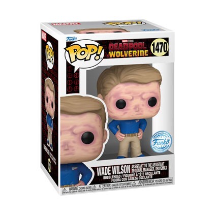 Figur Funko Pop Deadpool and Wolverine Wade Wilson Assistant Limited Edition Geneva Store Switzerland