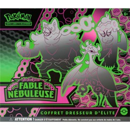 Figurine Pokémon Company International Carte Pokémon en Français Coffret Dresseur d'Élite EV06.5 Fable Nébuleuse Boutique Gen...
