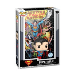 Figur Funko Pop Comic Cover Superman Justice League of America n°217 with Hard Acrylic Protector Limited Edition Geneva Store...