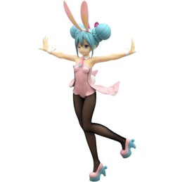 Figurine Furyu Hatsune Miku BiCute Bunnies Wink Pearl Pink Color Boutique Geneve Suisse