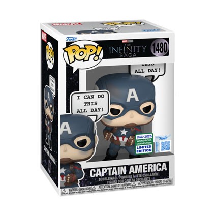 Figuren Funko Pop WC2025 Marvel The Infinity Saga Captain America 'I Can Do This All Day' Limitierte Auflage Genf Shop Schweiz Figuren Funko Pop WC2025 Marvel The Infinity Saga Captain America 'I Can Do This All Day' Limitierte Auflage Genf Shop Schweiz