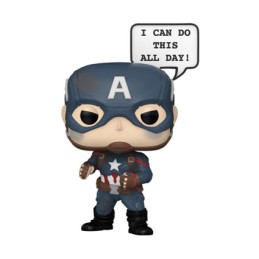 Figurine Funko Pop WC2025 Marvel The Infinity Saga Captain America 'I Can Do This All Day' Edition Limitée Boutique Geneve Su...