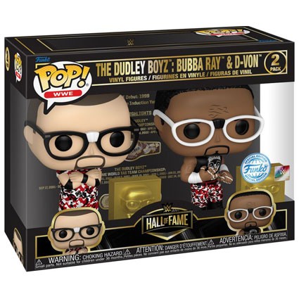 Figuren Funko Pop Catch WWE Hall of Fame Dudley Boyz Red Camo 2-Pack Limitierte Auflage Genf Shop Schweiz