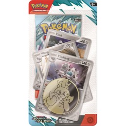 Figuren Pokémon Company International Pokémon Karten in Englisch Together Premium Checklane Blister Scharlachrot und Violett ...