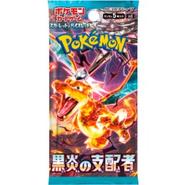 Figur Pokémon Company International Pokémon Japanese Cards 1 Boosterpack Scarlet and Purple Ruler of Black Flame (sv3) Geneva...