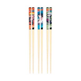Figurine Skater Naruto Baguettes en Bambou Team 7 3-Pack Boutique Geneve Suisse
