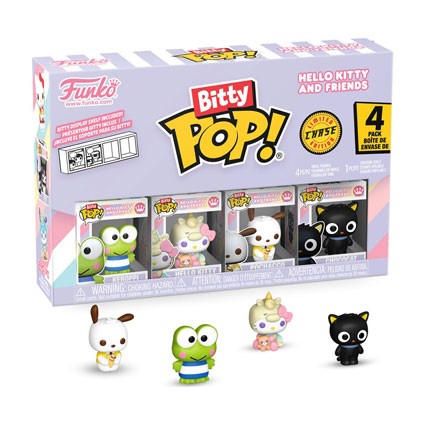 Figurine Funko Pop Bitty Hello Kitty and Friends Series 2 4-Pack Chase Edition Limitée Boutique Geneve Suisse