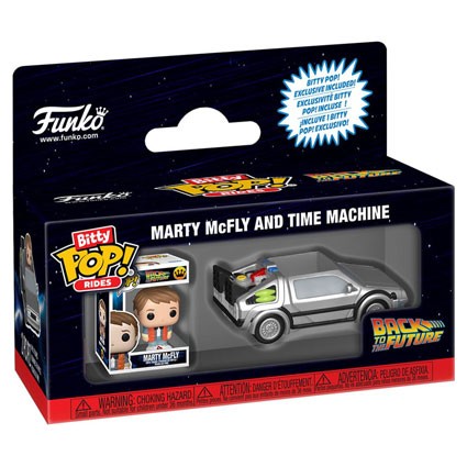 Figuren Funko Pop Bitty Rides Zurück in die Zukunft Marty McFly and Time Machine Genf Shop Schweiz