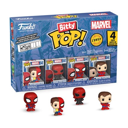 Figurine Funko Pop Bitty Spider-Man Series 4 4-Pack Boutique Geneve Suisse Figurine Funko Pop Bitty Spider-Man Series 4 4-Pack Boutique Geneve Suisse