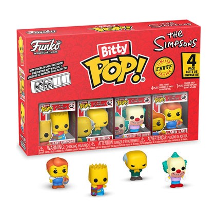 Figurine Funko Pop Bitty Les Simpson Series 1 4-Pack Boutique Geneve Suisse