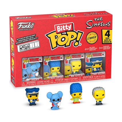 Figurine Funko Pop Bitty Les Simpson Series 2 4-Pack Boutique Geneve Suisse