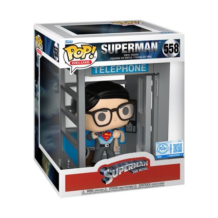 Pop Deluxe DC Comics Superman in Phone Booth Edition Limitée