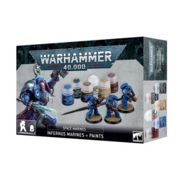 Figurine Games Workshop Warhammer 40.000 Space Marines Infernus Marines + Paints Set Boutique Geneve Suisse