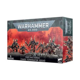 Figur Games Workshop Warhammer 40.000 Chaos Space Marine Chaos Terminator Squad Geneva Store Switzerland