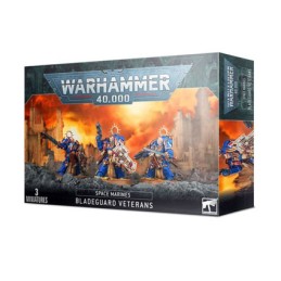 Figurine Games Workshop Warhammer 40.000 Space Marines Vétérans Bladeguard Boutique Geneve Suisse