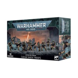 Figur Games Workshop Warhammer 40.000 Astra Militarum Cadian Shock Troops Geneva Store Switzerland