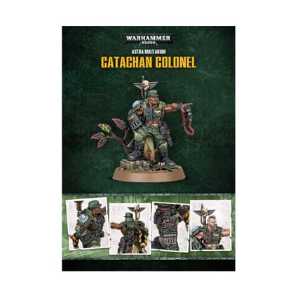 Figurine Games Workshop Warhammer 40.000 Astra Militarum Catachan Colonel Edition Limitée Commemorative Series Boutique Genev...
