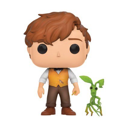 Figur Funko Pop Fantastic Beasts Newt and Pickett Limited Edition Geneva Store Switzerland