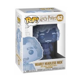 Figurine Funko Pop Harry Potter Bleu Translucide Nearly Headless Nick (Rare) Boutique Geneve Suisse