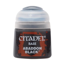 Figurine Games Workshop Warhammer Peinture Citadel Abaddon Black (12 ml) Boutique Geneve Suisse