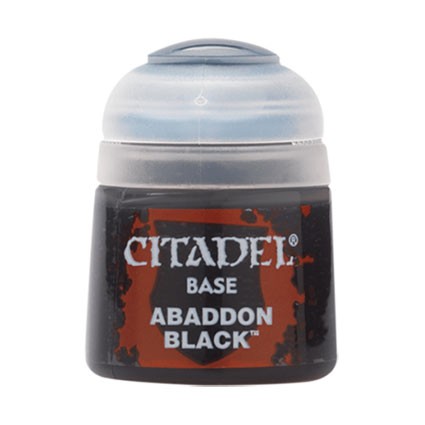 Figurine Games Workshop Warhammer Peinture Citadel Abaddon Black (12 ml) Boutique Geneve Suisse