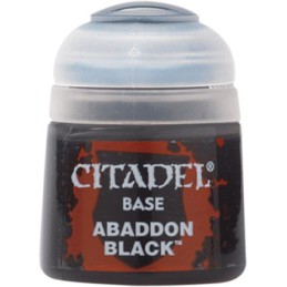 Figurine Games Workshop Warhammer Peinture Citadel Abaddon Black (12 ml) Boutique Geneve Suisse