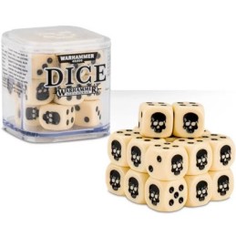 Figur Games Workshop Warhammer Dice Set White Skull Geneva Store Switzerland