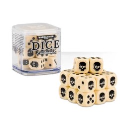 Figurine Games Workshop Warhammer Set de Dés Blanc Boutique Geneve Suisse