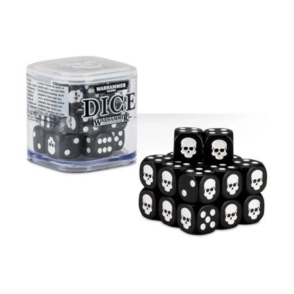Figuren Games Workshop Warhammer Würfelset Skull Schwarz Genf Shop Schweiz
