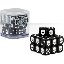 Figurine Games Workshop Warhammer Set de Dés Skull Noir Boutique Geneve Suisse
