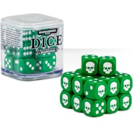 Figur Games Workshop Warhammer Dice Set Green Skull Geneva Store Switzerland