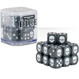 Figuren Games Workshop Warhammer Würfelset Grau Skull Genf Shop Schweiz