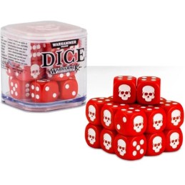 Figurine Games Workshop Warhammer Set de Dés Skull Rouge Boutique Geneve Suisse