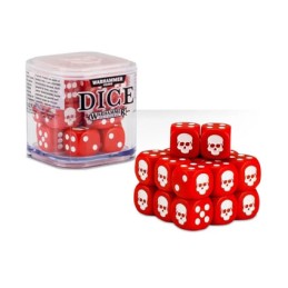 Figurine Games Workshop Warhammer Set de Dés Skull Rouge Boutique Geneve Suisse