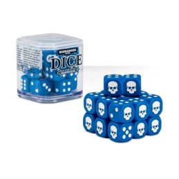Figur Games Workshop Warhammer Dice Set Skull Blue Geneva Store Switzerland