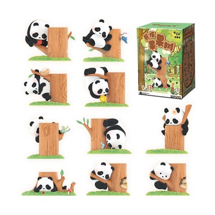 Figurine 52TOYS Panda Roll Blind Box Grimpant Arbre Fruitier Boutique Geneve Suisse