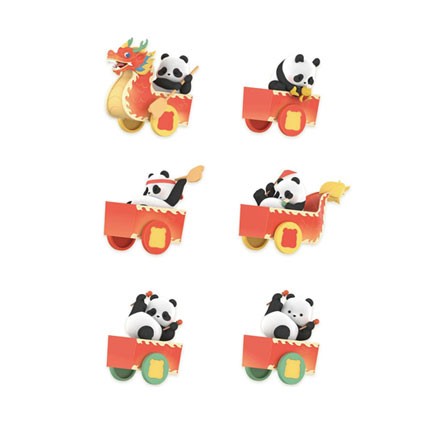 Figuren 52TOYS Panda Roll Blind Box Sortiment Dragon Boat Racing Genf Shop Schweiz