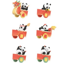 Figuren 52TOYS Panda Roll Blind Box Sortiment Dragon Boat Racing Genf Shop Schweiz