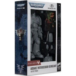 Figurine McFarlane Warhammer 40.000 Assault Intercessor Sergeant Blood Angel Artist Proof Boutique Geneve Suisse