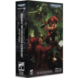 Figurine McFarlane Warhammer 40.000 Assault Intercessor Sergeant Blood Angel Artist Proof Boutique Geneve Suisse