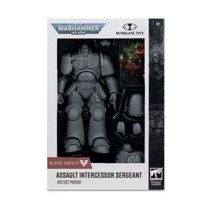 Figurine McFarlane Warhammer 40.000 Assault Intercessor Sergeant Blood Angel Artist Proof Boutique Geneve Suisse