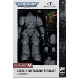 Figurine McFarlane Warhammer 40.000 Assault Intercessor Sergeant Blood Angel Artist Proof Boutique Geneve Suisse