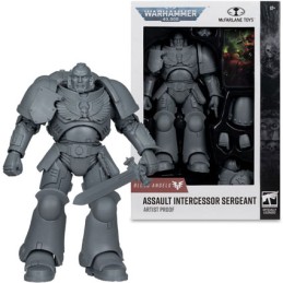 Figuren McFarlane Warhammer 40.000 Assault Intercessor Sergeant Blood Angel Artist Proof Genf Shop Schweiz