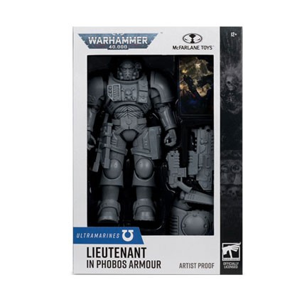 Figuren McFarlane Warhammer 40.000 Lieutenant in Phobos Armor Ultramarines Artist Proof Genf Shop Schweiz