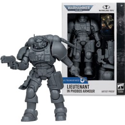Figur McFarlane Warhammer 40.000 Lieutenant in Phobos Armor Ultramarines Artist Proof Geneva Store Switzerland
