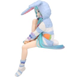 Figur Furyu Hatsune Miku Noodle Stopper Hatsune Miku Rabbit Ear Hood Pajama Blue Color Geneva Store Switzerland