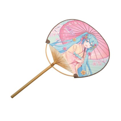 Figur POP Buddies Hatsune Miku Non-Folding Uchiwa Fan Miku Kimono Geneva Store Switzerland
